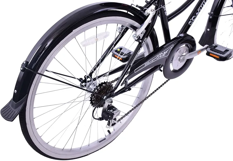 Ammaco Classique 24 Inch Wheel Dutch Bike Black-2